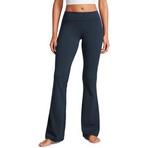 imageCRZ YOGA Butterluxe Low Rise Flare Leggings 32  Bootcut Buttery Soft Lounge Casual Womens Yoga Pants with PocketTwilight Blue