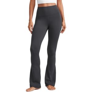 imageCRZ YOGA Butterluxe Mini Flared Leggings 3031533  High Waist Bootcut Casual Lounge Women Yoga Pants with PocketMysterious Grey