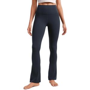 imageCRZ YOGA Butterluxe Mini Flared Leggings 3031533  High Waist Bootcut Casual Lounge Women Yoga Pants with PocketTrue Navy