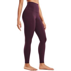 imageCRZ YOGA Butterluxe Super High Waist Leggings 28  Full Length Buttery Soft Womens Yoga Pants Over BellyDeep Purple