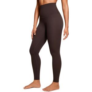 imageCRZ YOGA Butterluxe Super High Waist Leggings 28  Full Length Buttery Soft Womens Yoga Pants Over BellyHot Fudge Brown
