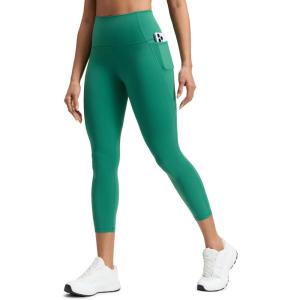 imageCRZ YOGA Butterluxe Workout Capri Leggings Pockets 23  High Waist Gym Womens Crop Pants Yoga Buttery SoftCascadia Green