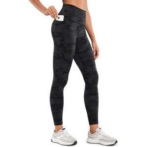 imageCRZ YOGA Butterluxe Workout Leggings Pockets 25  High Waisted Gym Womens Yoga Pants Buttery SoftDark Grey Camouflage 2