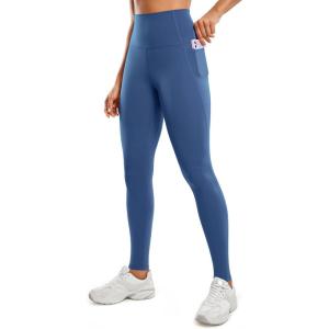 imageCRZ YOGA Butterluxe Workout Leggings Pockets 31  High Waisted Athletic Gym Womens Yoga Pants for Tall WomenPitch Blue