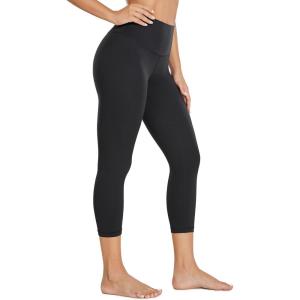 imageCRZ YOGA Butterluxe Yoga Capris Leggings 21  High Waisted Buttery Soft Lounge Womens Crop PantsBlack