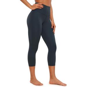 imageCRZ YOGA Butterluxe Yoga Capris Leggings 21  High Waisted Buttery Soft Lounge Womens Crop PantsTrue Navy