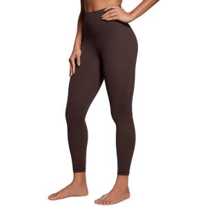 imageCRZ YOGA Butterluxe Yoga Leggings 25  High Waisted Buttery Soft Womens Workout Lounge PantsHot Fudge Brown