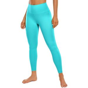 imageCRZ YOGA Butterluxe Yoga Leggings 25  High Waisted Buttery Soft Womens Workout Lounge PantsNeon Spectral Blue