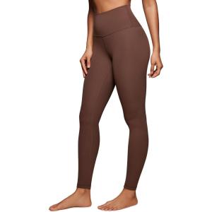 imageCRZ YOGA Butterluxe Yoga Leggings 28  High Waisted Womens Workout Lounge Pants Buttery SoftCoffee Brown