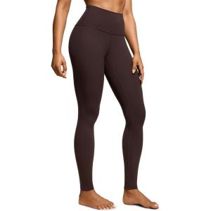 imageCRZ YOGA Butterluxe Yoga Leggings 31 Extra Long High Waisted Workout Lounge Pants for Tall WomenHot Fudge Brown