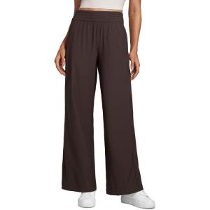 imageCRZ YOGA Lightweight Drapey Wide Leg Casual Pants for Women 30  Flowy Travel Work Loose Fit SummerHot Fudge Brown