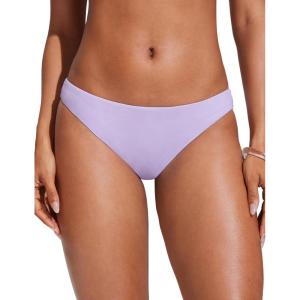 imageCRZ YOGA Low Waisted Bikini Bottom for Women  Cheeky Basic Bathing Swimsuit Swim BriefsLilac Air