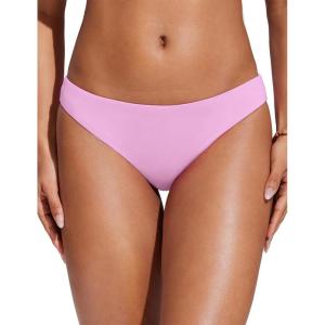 imageCRZ YOGA Low Waisted Bikini Bottom for Women  Cheeky Basic Bathing Swimsuit Swim BriefsVita Pink
