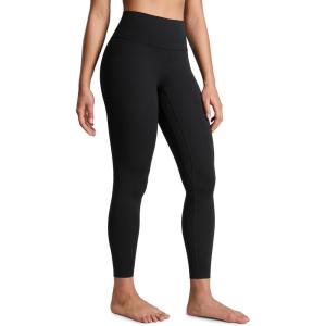imageCRZ YOGA SculptAir No Front Seam Yoga Leggings 25  High Waisted Womens Pants Workout Pilates Athletic Lounge Buttery SoftBlack