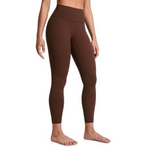 imageCRZ YOGA SculptAir No Front Seam Yoga Leggings 25  High Waisted Womens Pants Workout Pilates Athletic Lounge Buttery SoftLava Brown