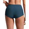 imageCRZ YOGA Boyshort Bikini Bottoms for Women  Mid Waisted Bathing Suit Board Shorts Quick Dry Beach Trunks with LinerInsignia Blue