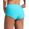 imageCRZ YOGA Boyshort Bikini Bottoms for Women  Mid Waisted Bathing Suit Board Shorts Quick Dry Beach Trunks with LinerTurquoise