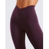imageCRZ YOGA Butterluxe Crossover Waist Leggings 25  V Crossover High Waisted Gym Workout Yoga WomensDeep Purple
