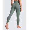 imageCRZ YOGA Butterluxe Crossover Waist Leggings 25  V Crossover High Waisted Gym Workout Yoga WomensGrey Sage