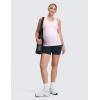 imageCRZ YOGA Butterluxe Maternity Biker Shorts 4  Over The Belly Pregnancy Yoga Workout Womens Activewear Buttery SoftTrue Navy
