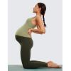 imageCRZ YOGA Butterluxe Maternity Leggings 28  Over The Belly Workout Activewear Yoga Womens Pregnancy Pants Buttery SoftOlive Green
