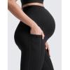 imageCRZ YOGA Butterluxe Maternity Leggings Pockets 25  Soft Workout Active Yoga Pregnancy Womens Pants Over The BellyBlack