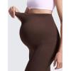 imageCRZ YOGA Butterluxe Maternity Leggings Pockets 25  Soft Workout Active Yoga Pregnancy Womens Pants Over The BellyHot Fudge Brown