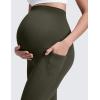 imageCRZ YOGA Butterluxe Maternity Leggings Pockets 25  Soft Workout Active Yoga Pregnancy Womens Pants Over The BellyOlive Green