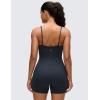 imageCRZ YOGA Butterluxe Soft Double Lined Cami Rompers for Women  Tank Top Sleeveless One Piece Yoga Jumpsuit Bodysuit ShortsTrue Navy