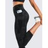 imageCRZ YOGA Butterluxe Workout Capri Leggings Pockets 21  High Waisted Gym Athletic Womens Crop YogaBlack Tie Dye Flowers