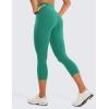 imageCRZ YOGA Butterluxe Workout Capri Leggings Pockets 21  High Waisted Gym Athletic Womens Crop YogaCascadia Green