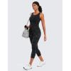 imageCRZ YOGA Butterluxe Workout Capri Leggings Pockets 21  High Waisted Gym Athletic Womens Crop YogaDark Grey Camouflage 2