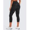 imageCRZ YOGA Butterluxe Workout Capri Leggings Pockets 21  High Waisted Gym Athletic Womens Crop YogaDark Grey Camouflage 2
