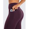 imageCRZ YOGA Butterluxe Workout Capri Leggings Pockets 21  High Waisted Gym Athletic Womens Crop YogaDeep Purple