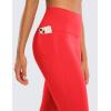 imageCRZ YOGA Butterluxe Workout Capri Leggings Pockets 21  High Waisted Gym Athletic Womens Crop YogaDeep Red