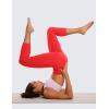 imageCRZ YOGA Butterluxe Workout Capri Leggings Pockets 21  High Waisted Gym Athletic Womens Crop YogaDeep Red