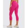 imageCRZ YOGA Butterluxe Workout Capri Leggings Pockets 21  High Waisted Gym Athletic Womens Crop YogaGranita Pink