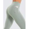 imageCRZ YOGA Butterluxe Workout Capri Leggings Pockets 21  High Waisted Gym Athletic Womens Crop YogaGreen Palm Court