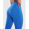 imageCRZ YOGA Butterluxe Workout Capri Leggings Pockets 21  High Waisted Gym Athletic Womens Crop YogaSparkle Blue