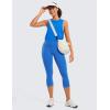 imageCRZ YOGA Butterluxe Workout Capri Leggings Pockets 21  High Waisted Gym Athletic Womens Crop YogaSparkle Blue