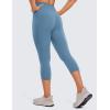 imageCRZ YOGA Butterluxe Workout Capri Leggings Pockets 21  High Waisted Gym Athletic Womens Crop YogaUniverse Blue