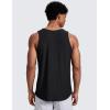 imageCRZ YOGA Cloudweight Workout Tank Tops for Men  Comfy Lightweight Quick Dry Sleeveless Muscle Athletic ShirtsBlack