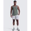 imageCRZ YOGA Cloudweight Workout Tank Tops for Men  Comfy Lightweight Quick Dry Sleeveless Muscle Athletic ShirtsGrey Sage
