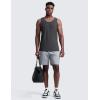 imageCRZ YOGA Cloudweight Workout Tank Tops for Men  Comfy Lightweight Quick Dry Sleeveless Muscle Athletic ShirtsMysterious Grey