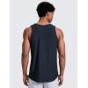 imageCRZ YOGA Cloudweight Workout Tank Tops for Men  Comfy Lightweight Quick Dry Sleeveless Muscle Athletic ShirtsTrue Navy