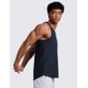 imageCRZ YOGA Cloudweight Workout Tank Tops for Men  Comfy Lightweight Quick Dry Sleeveless Muscle Athletic ShirtsTrue Navy