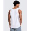 imageCRZ YOGA Cloudweight Workout Tank Tops for Men  Comfy Lightweight Quick Dry Sleeveless Muscle Athletic ShirtsWhite