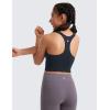 imageCRZ YOGA Girls Butterluxe Double Lined Racerback Crop Tank Tops  High Neck Dance Yoga Athletic Casual Tight Kids TeenTrue Navy