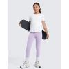 imageCRZ YOGA Girls Butterluxe Full Length Yoga Leggings  Athletic Sports Casual Pants High Waist Tights Kids TeenLilac Air