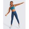 imageCRZ YOGA Girls Butterluxe Yoga Leggings with Pockets  Athletic Sports Casual Pants High Waist Tights Kids TeenFrench Navy